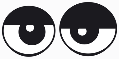 The two eyes, one of the fifteen drawings