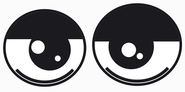 The two eyes, one of the fifteen drawings
