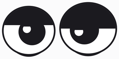 The two eyes, one of the fifteen drawings