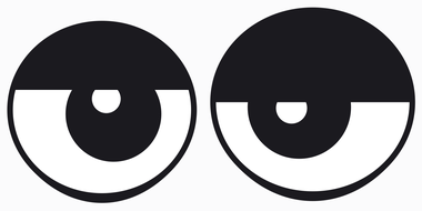 The two eyes, one of the fifteen drawings